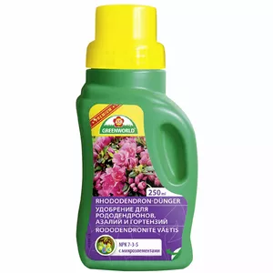 Жидкое удобрение Greenworld для рододендронов и гортензий 0,25 л