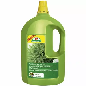 Liquid Bitter Salt Fertilizer Greenworld 3L — magnesium sulfate solution for plants