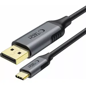 Cable Tech-Protect USB Type-C to DisplayPort 1.4, 8K@60Hz, 180 cm, Black