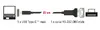 DELOCK 64307 USB Type-C to RS-232 Serial Cable Photo 2