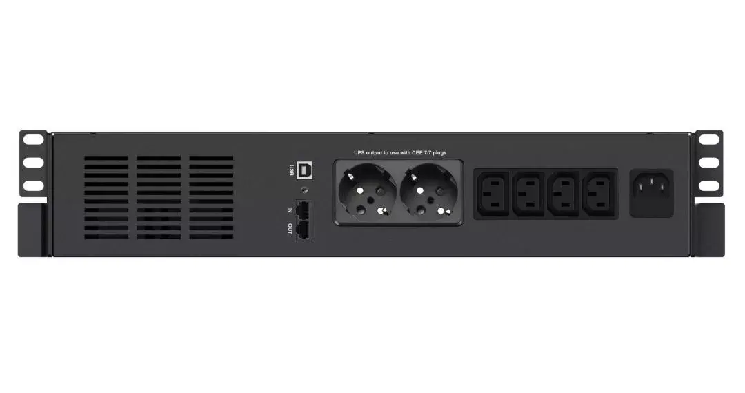 ИБП Infosec X4 600 RM Plus 0,6 кВА (360 Вт) Photo 3