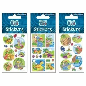 Sticker BOO silver dinozaury wall sticker (model 262016) by Sticker BOO