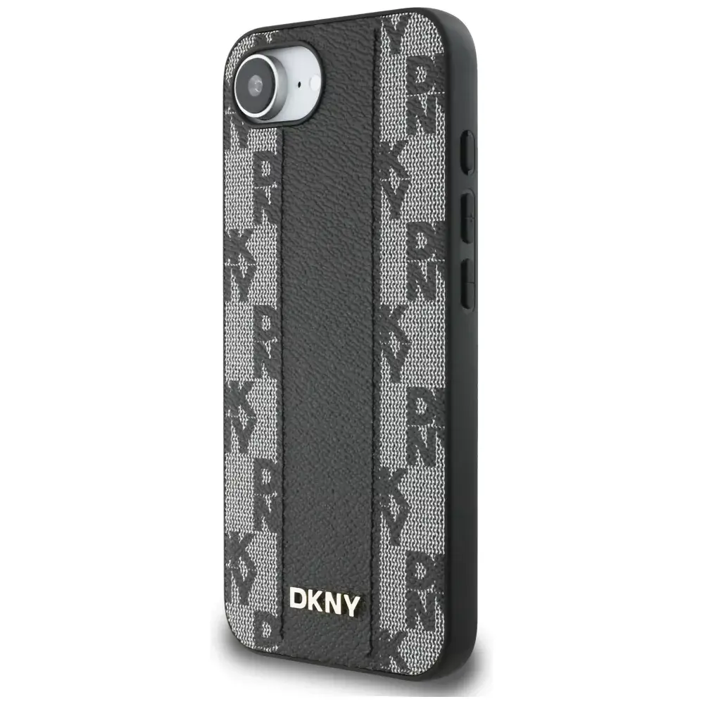 DKNY Leather Checkered MagSafe Case for iPhone 16e Photo 6