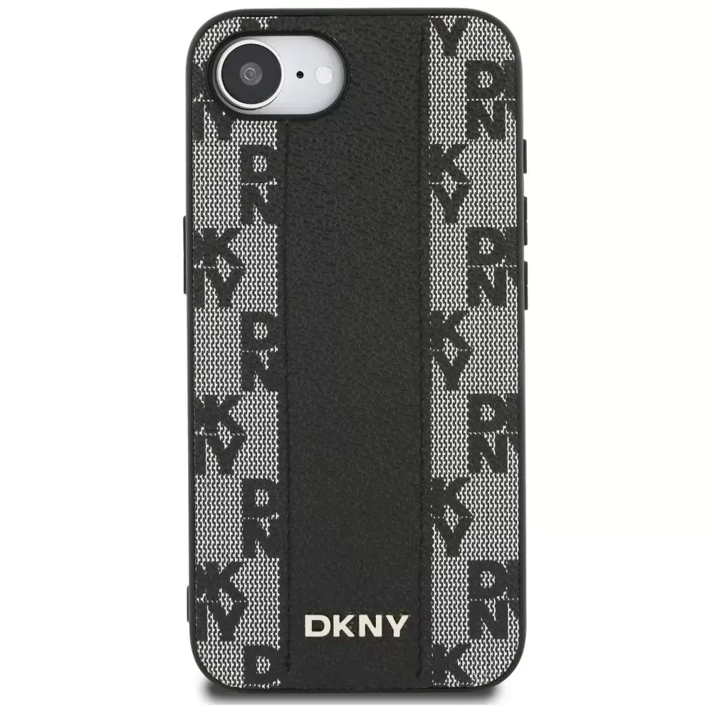 DKNY Leather Checkered MagSafe Case for iPhone 16e Photo 7