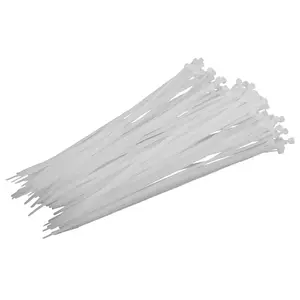 Nailona savilcēji Proline 4,8 x 400 mm balti, 100 gab.