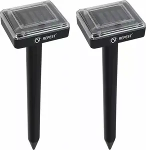 Solar mole repeller Repest (2 pcs) model 23668 — solar-powered ultrasonic/ vibration deterrent