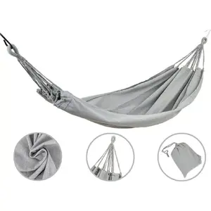 Šūpuļtīkls ROYOKAMP Hamak Classic 2 personām 200 x 150 cm pelēks tērauda