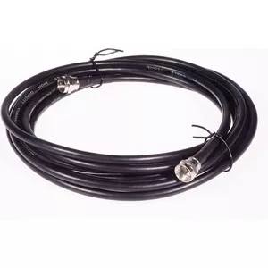 Coaxial Antenna Cable LIBOX LB0071, female-to-female F connector, length 3 m, black