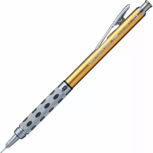 Mechanical Pencil PENTEL GraphGear 1000 0.5 mm PG1015C-XX, gold clip and accents