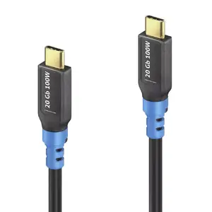 USB cable PureLink FI-U400-003 USB4 Gen 2x2 0.3 m USB C Black Blue