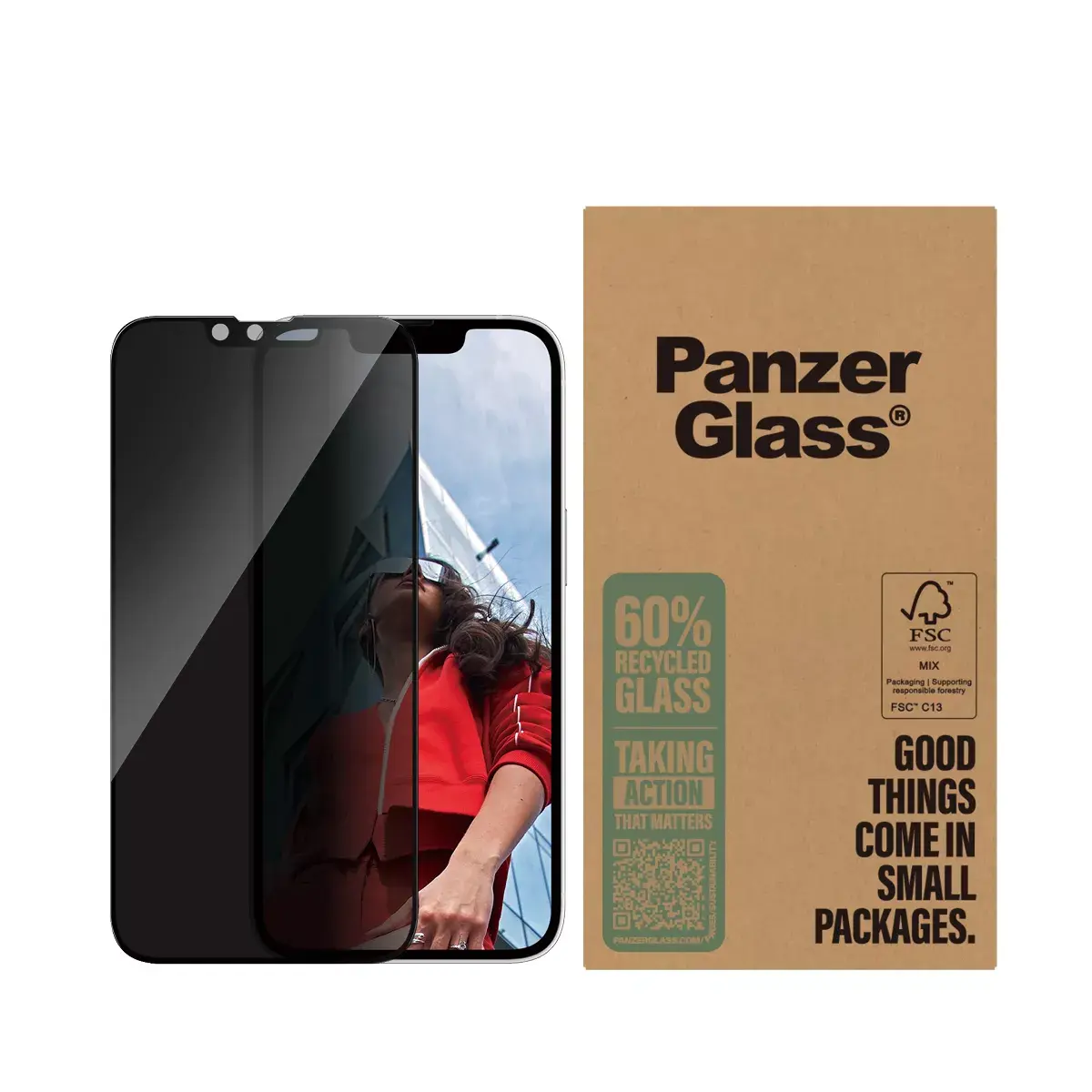 Privātuma aizsargstikls PanzerGlass iPhone 16e 14 13 13 Pro Photo 2