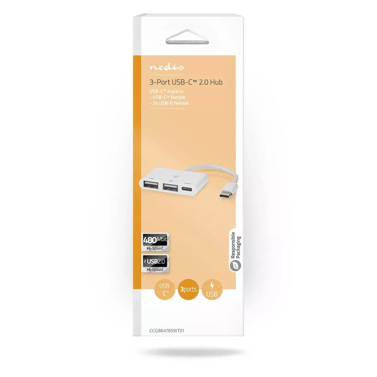 Nedis CCGB64785WT01 USB Hub Type-C Photo 5