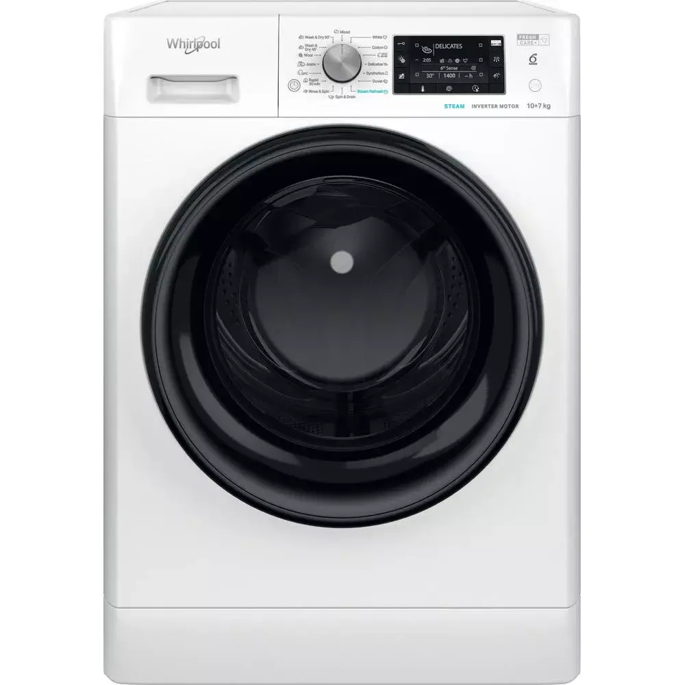 Veļas mašīna Whirlpool FFWDD1076258B Photo 2