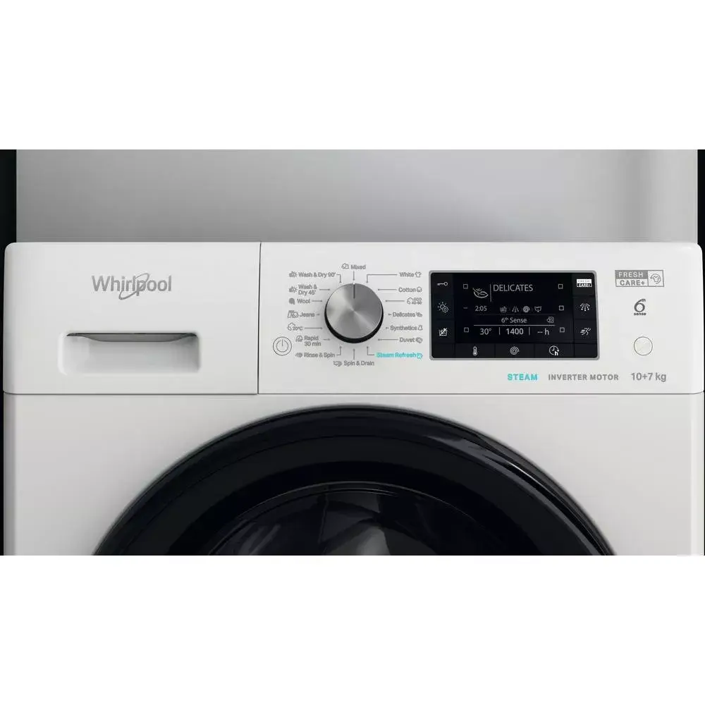 Veļas mašīna Whirlpool FFWDD1076258B Photo 11