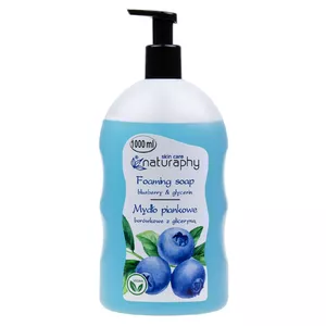 Liquid soap Naturaphy Putu ziepes 1000ml blueberry — 1000 ml pump bottle