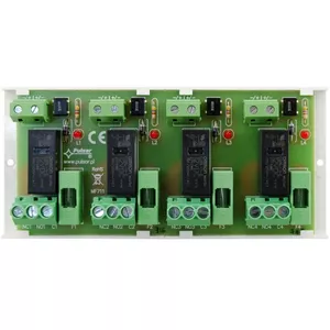 Relay module PULSAR AWZ-626 — DIN-rail relay module for alarm and automation systems