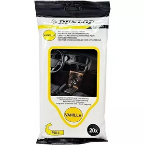 Wet wipes DUNLOP 2036915 — multipurpose cleaning wipes, pack with disposable moist cloths