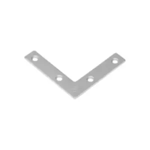 Flat Angle DMX NA05 50×50×10×2.0 mm Galvanized Steel Bracket