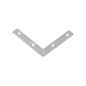 Flat angle bracket DMX NA06 60×60×10×2.0 mm galvanized