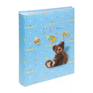 Фотоальбом Victoria Collection Album B 10x15/200M Baby 3 голубой, на 200 фото 10x15 см