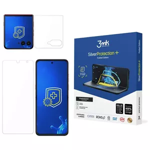 Защитная плёнка 3MK для Motorola Razr 60 Ultra — SilverProtect+ антимикробная, влажная установка