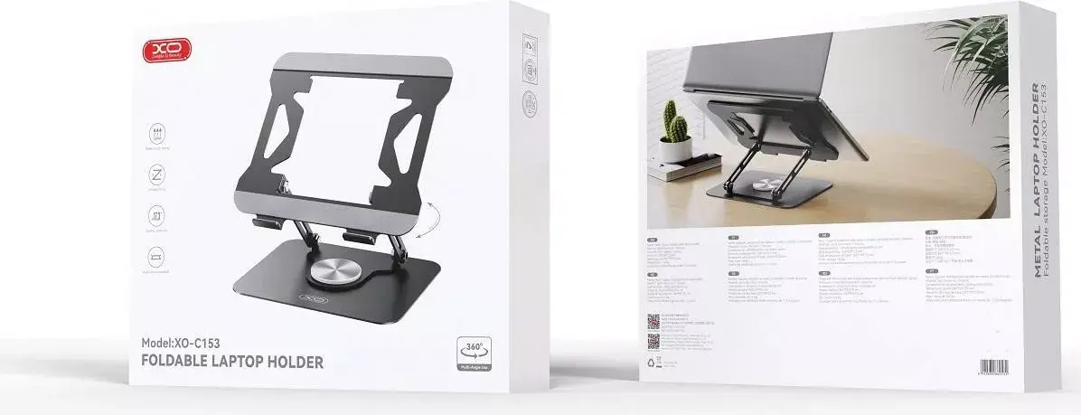 Laptop stand XO C153 Black Photo 6