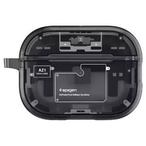 Headphone case Spigen ACS05593 — polycarbonate + TPU, black/grey, 40 g