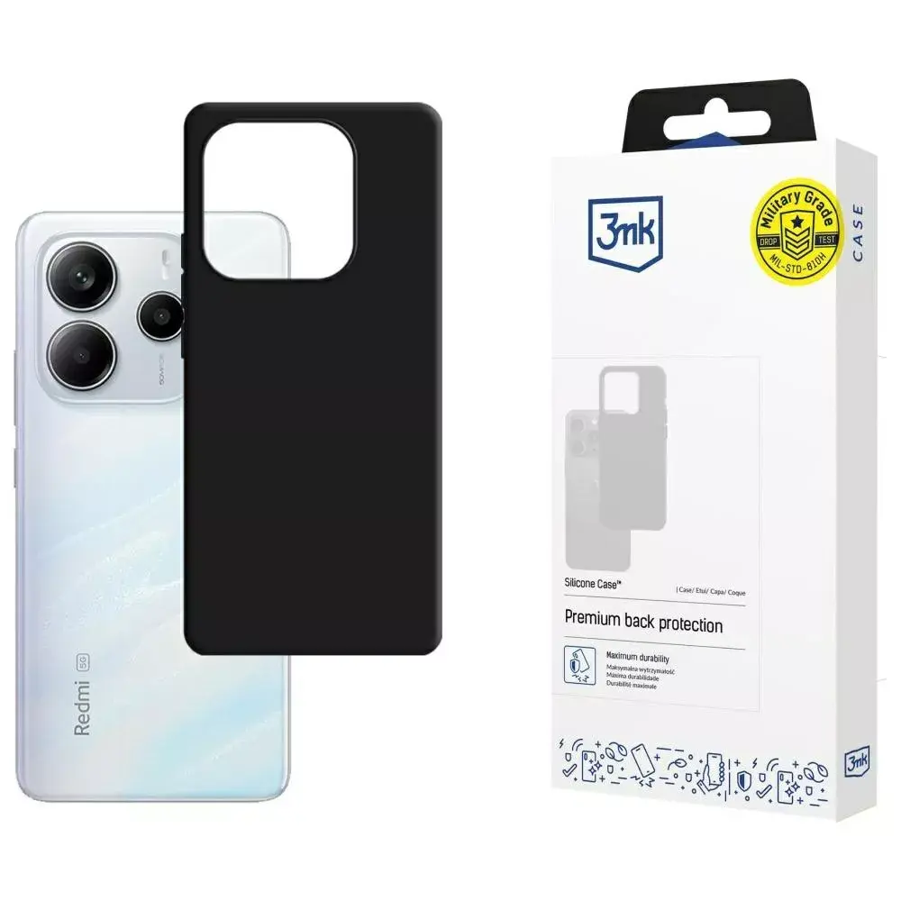 3MK silikona vāciņš priekš Xiaomi Redmi Note 14 5G Photo 5