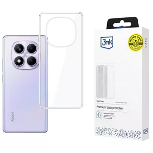 Protective clear case 3MK for Redmi Note 14 Pro 4G — transparent, lightweight
