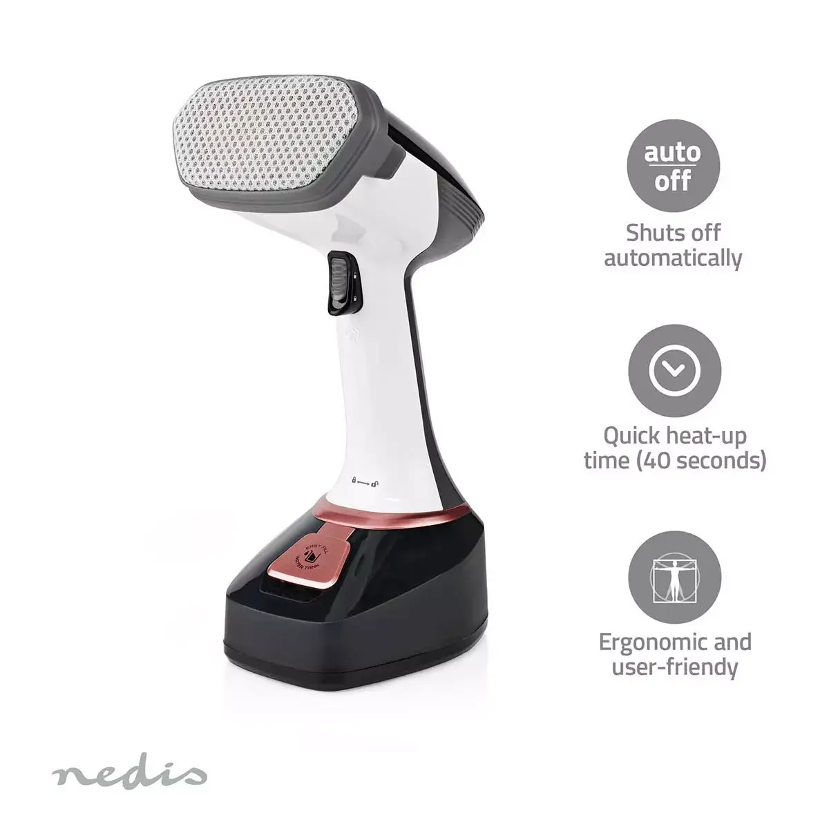 Nedis HHGS300 rokas tvaicētājs 1400 W Photo 8