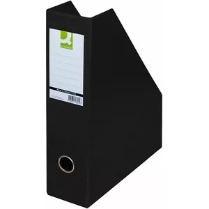 Paper storage box Q-Connect A4/76 (KF16210) for A4 documents, stacking lid, cardboard