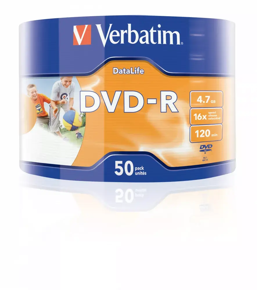 VERBATIM DVD-R 4.7 GB 16x 50-pack Photo 2