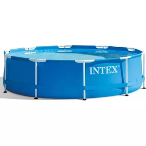 Intex frame pool 305 cm diameter model 28200 — family above-ground pool with metal frame