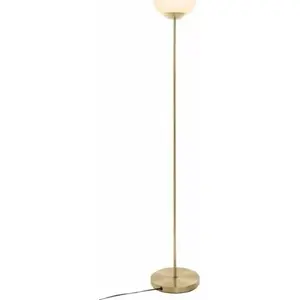 Grīdas lampa Dekoracja domu Dris — zelta apdare, augstums 135 cm