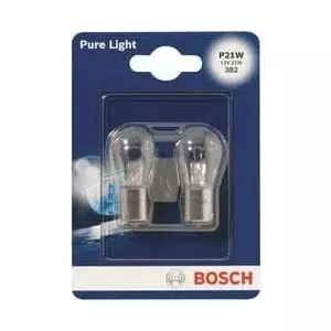 Automotive Bulb Bosch P21W Pure Light 12V 21W, 2 pcs (1987301017)