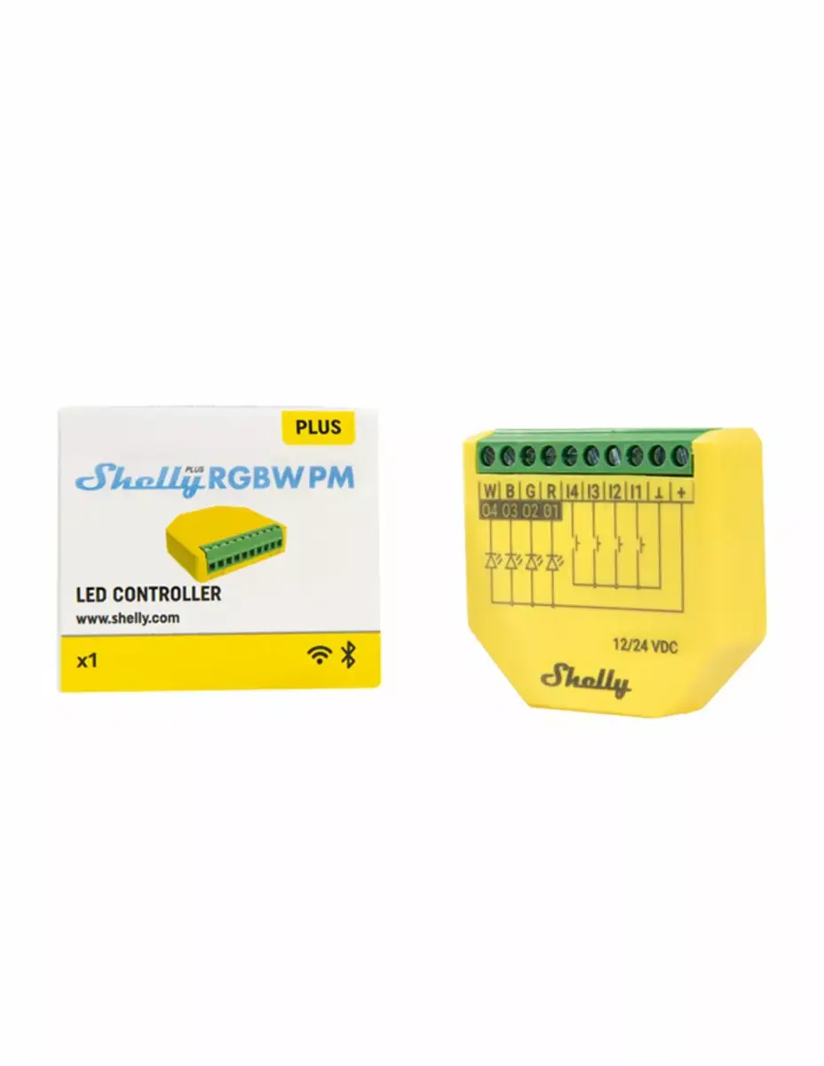 Shelly Plus RGBW PM Wireless LED Controller Photo 2