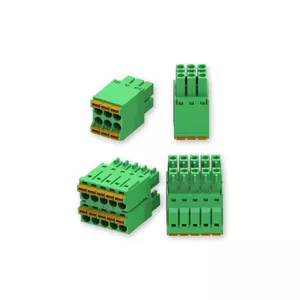 Terminal block Teltonika Networks PR5MEC15, 2×5 + 2×3 pins, green, stripping length 1 cm, rated voltage 300 V