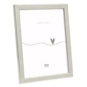 Single picture frame Deknudt S41JD1 Silver Glass Wood 320x320mm