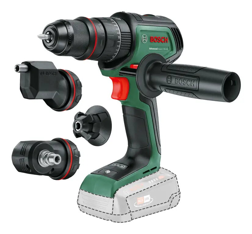 Bosch AdvancedImpact 18V-80 QuickSnap bezvadu triecienurbjmašīna