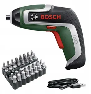 Bosch IXO 7 Skrūvgriezis, Ar akumulatoru 3.6 V Litija jonu, 235 apgr./min, Griezes moments 3 līdz 5.5 N⋅m, Pistoles rokturis ar iebūvētu apgaismojumu