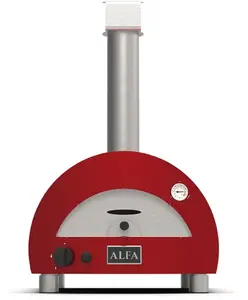 Портативная печь для пиццы Alfa Forni FXMD-PT-GROA-DE Antique Red — переносная уличная печь для пиццы