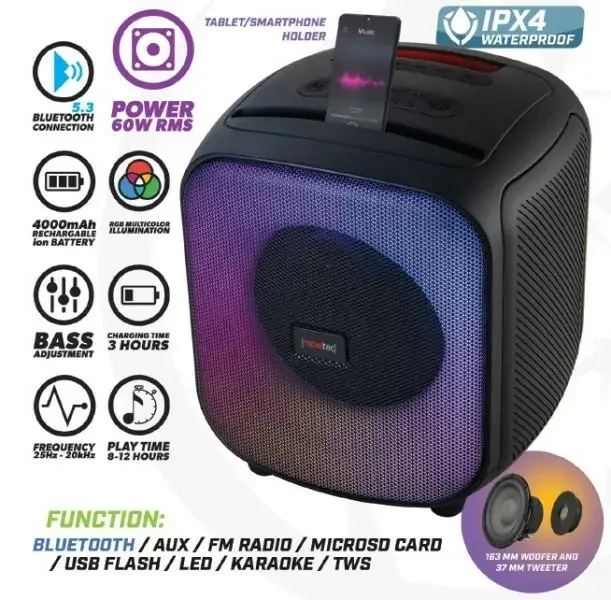 Bluetooth колонка PowerCUBE 500, RBLGLO00052 Photo 7