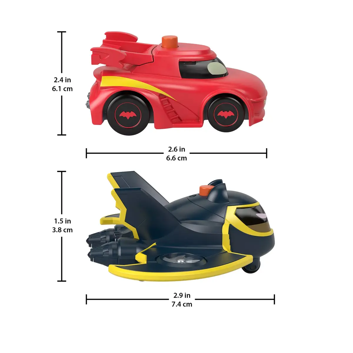 Набор автомобилей Fisher-Price Batwheels Light-Up Racers Photo 11