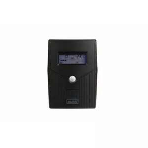Uninterruptible Power Supply DIGITUS DN-170063-LCD-B 0.6 kVA (360 W) with LCD