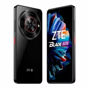 ZTE Blade A75 5G  6.6" 4/128GB 5000MAH Diamond Melns (Maciņš un stikliņš komplektā)