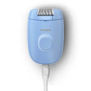 Эпилятор Philips 2000 series BRE228/00 проводной компактный синий с питанием от сети
