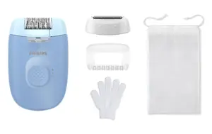 Эпилятор Philips 2000 series Epilator Series 4000 BRE247/00 проводной синий с функцией бритвы