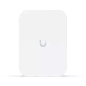 In-wall Wi‑Fi 6 access point UBIQUITI U7‑IW — Dual‑band 2.4/5 GHz, 4300 Mbps, 3x RJ45, PoE, 4x internal antennas