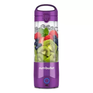 Портативный блендер NUTRIBULLET Portable 0.475 л — фиолетовый, аккумулятор 2000 мА·ч, чаша Tritan