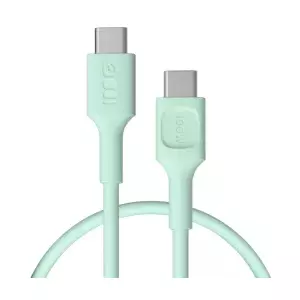 Кабель USB Type-C Green Cell PowerFlex KABGC100PF30MG 100W, 0,3 м, мятный